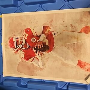 Patrick Mahomes canvas poster